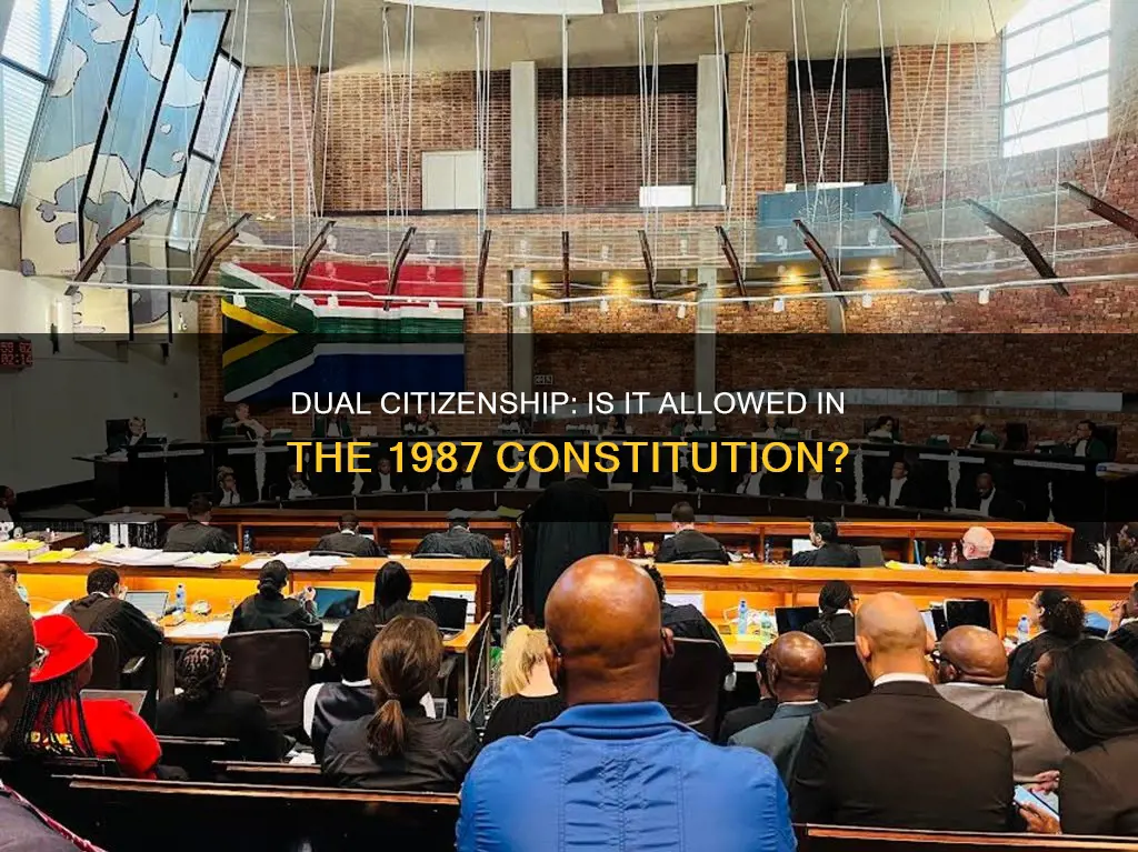 is dual citizenship prohibited by the 1987 constitution
