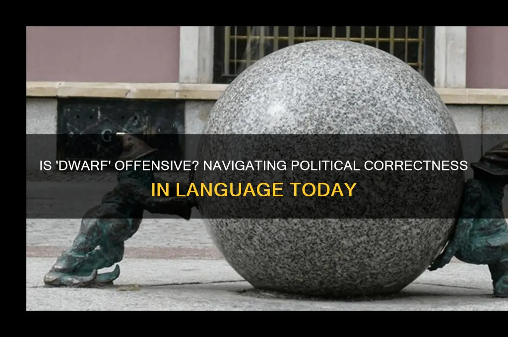 is dwarf politically incorrect
