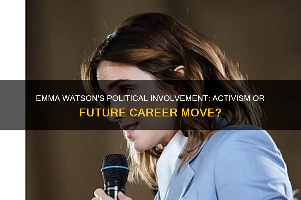 is emma watson in politics