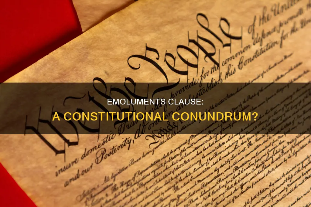 is emoluments clause a part of the constitution