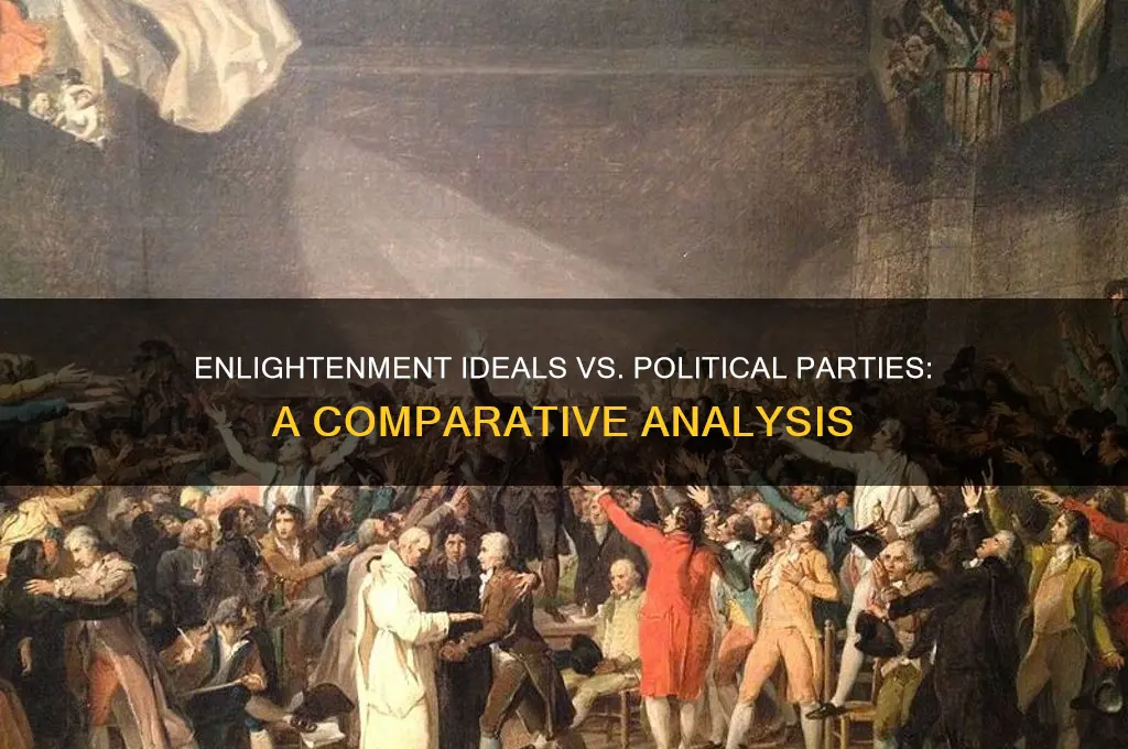 is enlightenment ideas the same as political parties