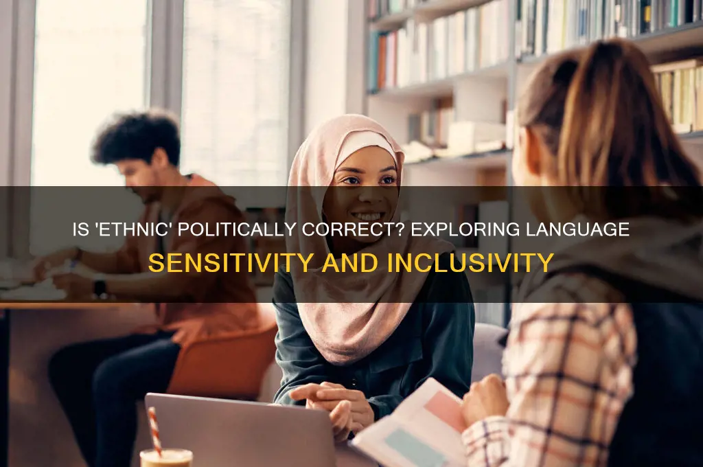 is ethnic politically corect