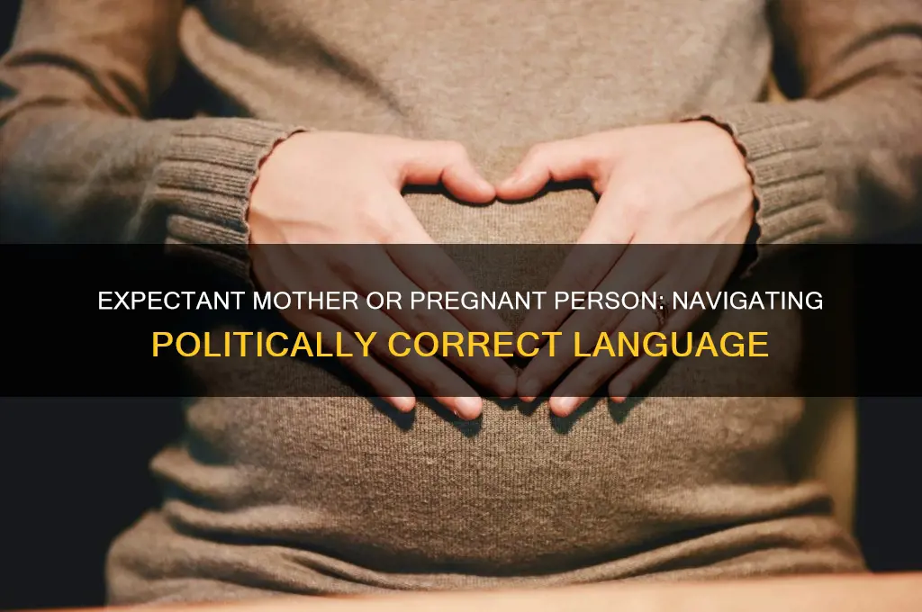 is expectant mother politically incorrect