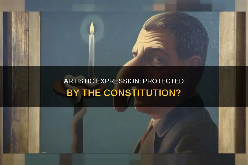 is expressing through art protected under the constitution