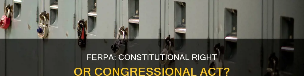 is ferpa part of the constitution