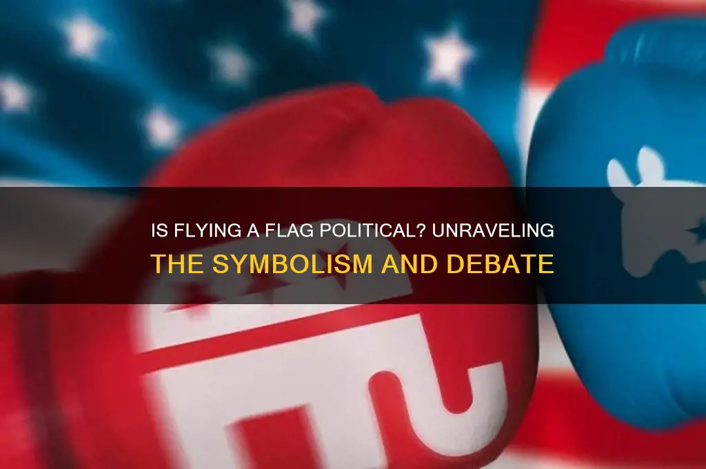 is flying flag political