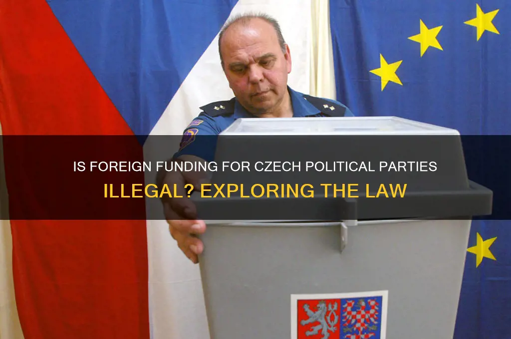 is foreign funding for political parties illegal in czech republic