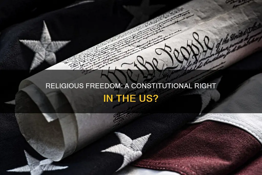 is freedom of religion in the us constitution
