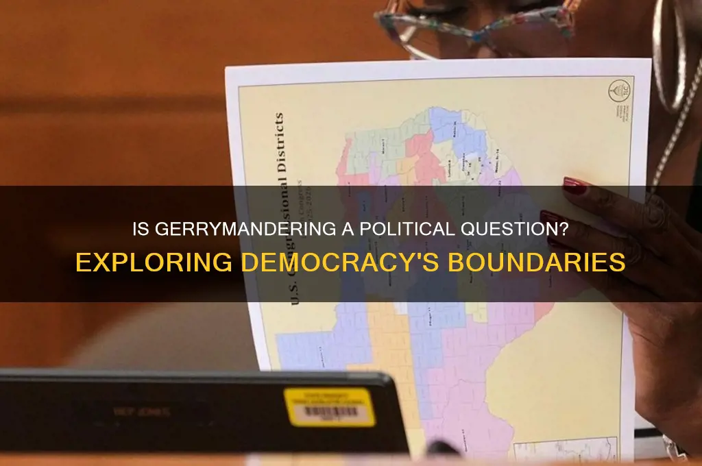 is gerrymandering a political question
