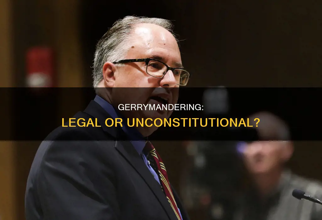 is gerrymandering illegal as far as the constitution