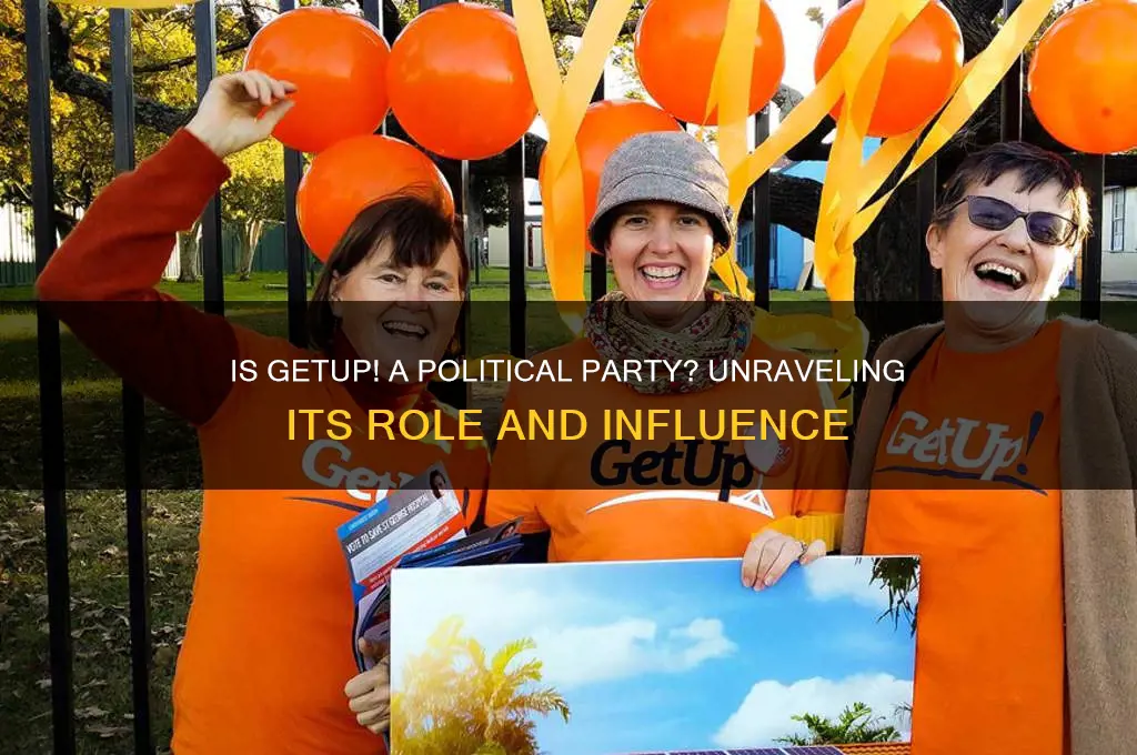 is getup a political party