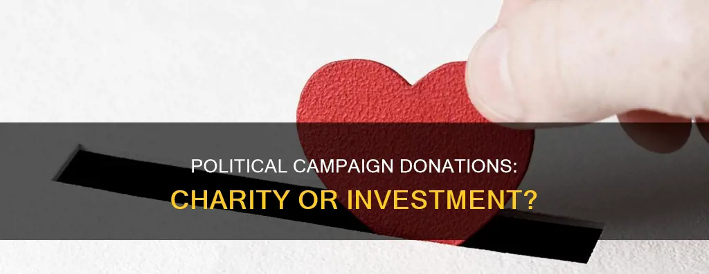 is giving money to a political campaign charitable