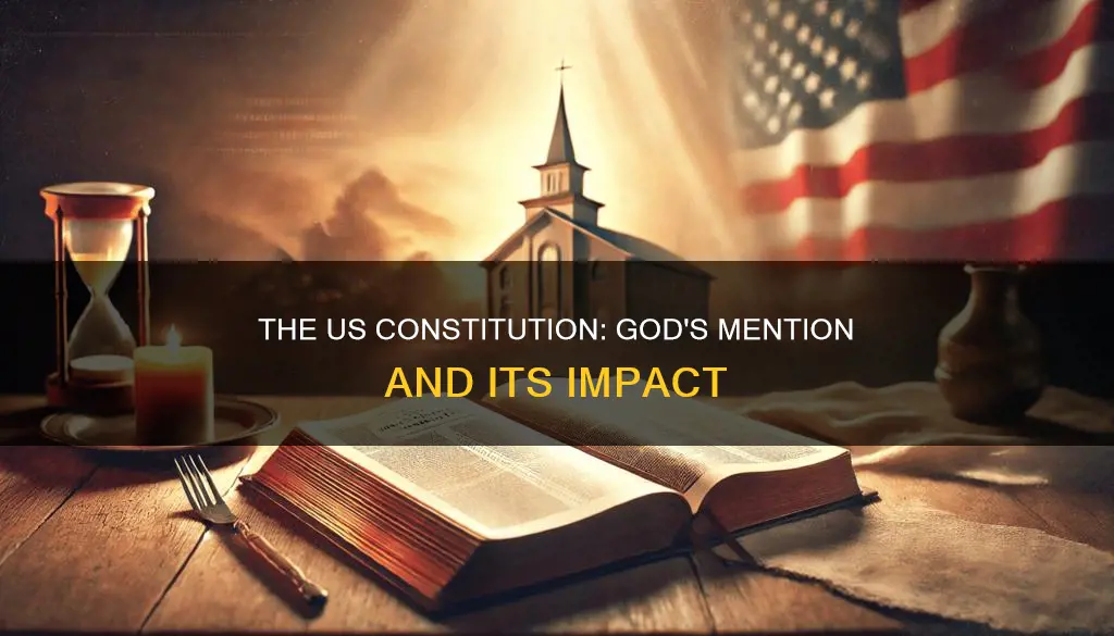 is god mention in the constitution of us