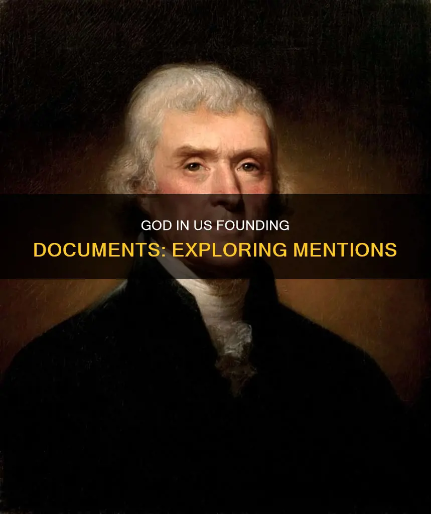 is god mentioned in the constitution or declaration of independence