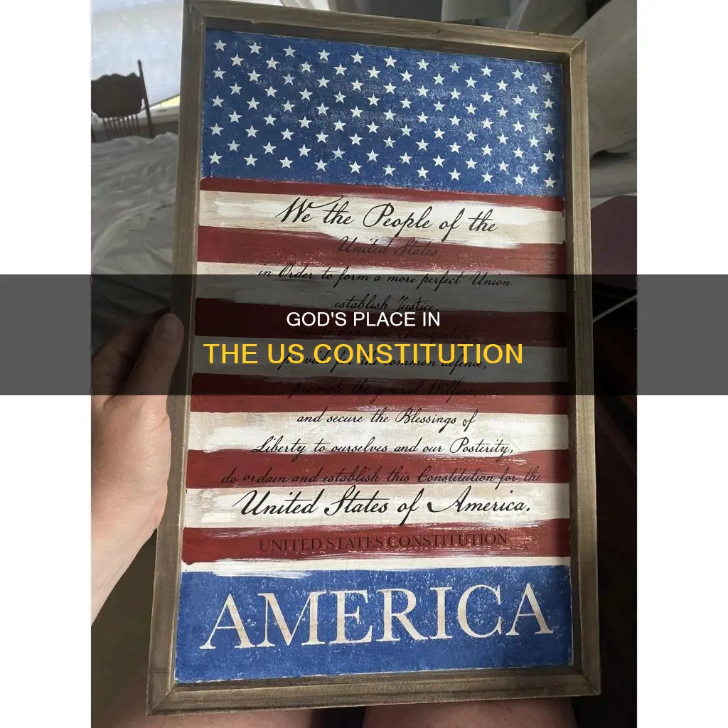 is god referred to in the us constitution