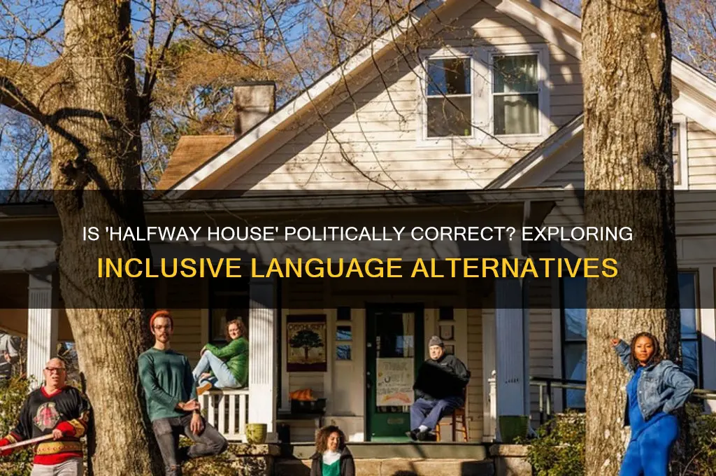 is halfway house politically corrrect