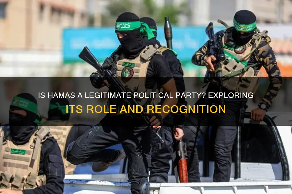 is hamas a legitimate political party