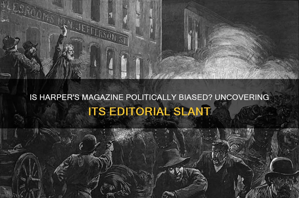 is harpers magazine politically biased