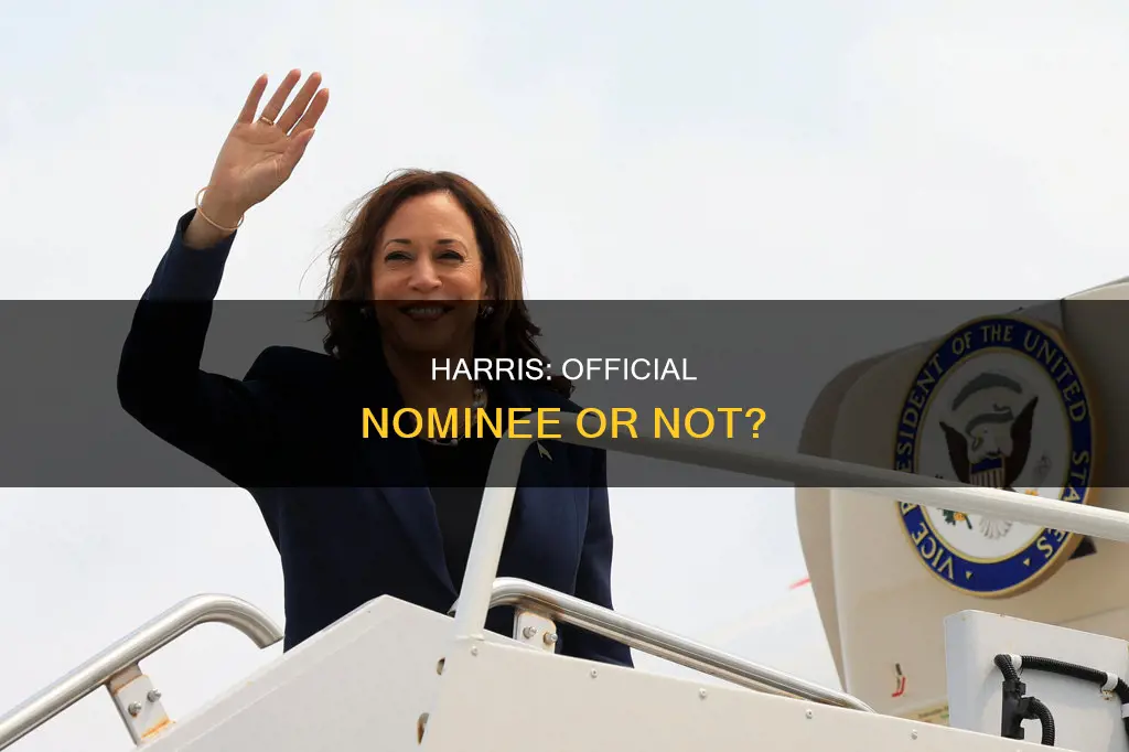 is harris the official nominee