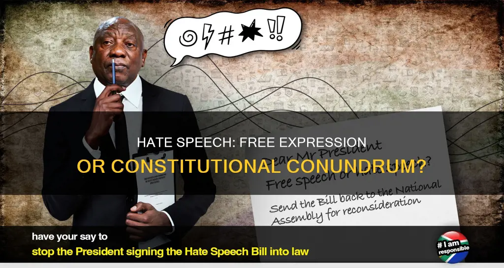 is hate speach protected under the constitution
