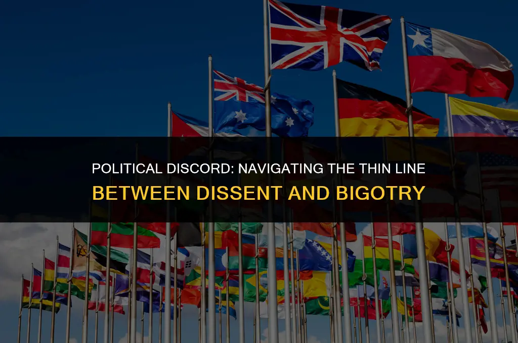 is hating someone for their political affiliation bigotry