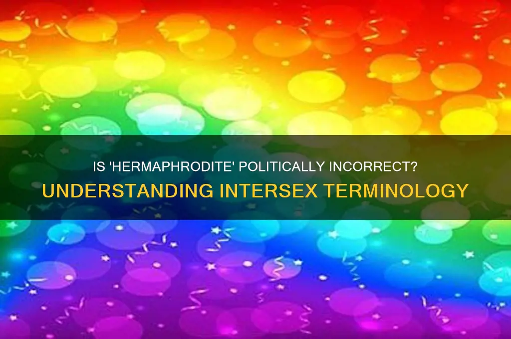 is hermaphrodite politically incorrect