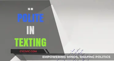 Is 'Hi' Polite in Texting? Decoding Etiquette for Modern Communication