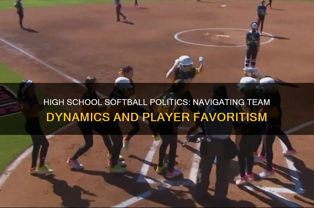 is high school softball politics