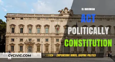 Are Inhuman Acts Politically Constitutional? Analyzing Legal and Ethical Boundaries