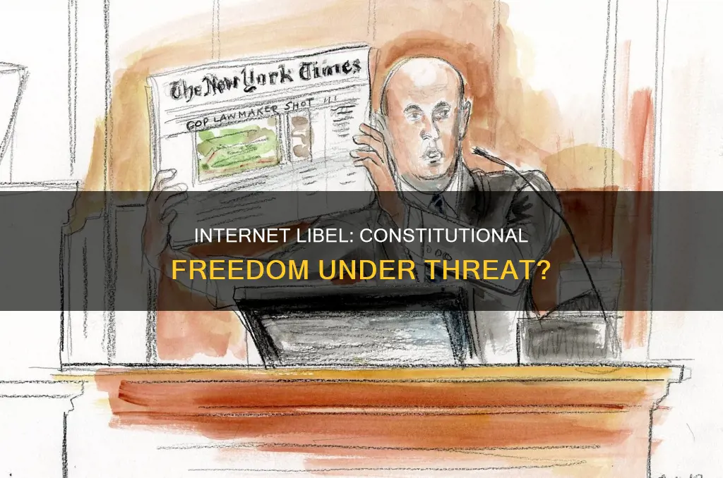 is internet libel a threat to constitutional freedom
