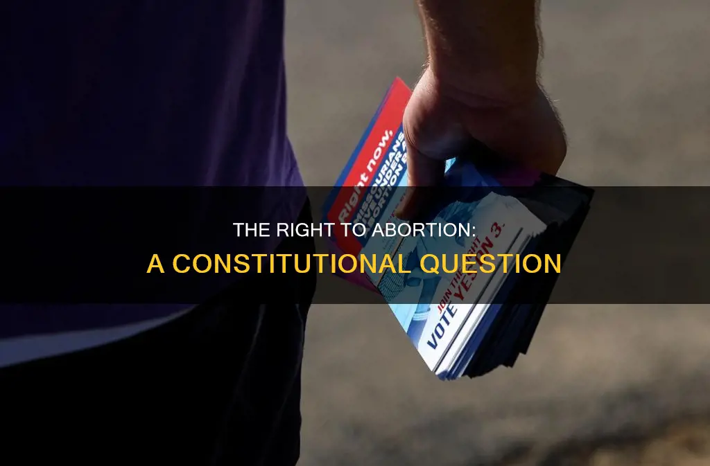 is it a constitutional rite to have an abortion