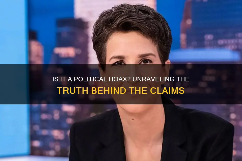 is it a political hoax