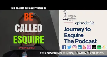 Esquire Title: A Constitutional Right or Wrong?