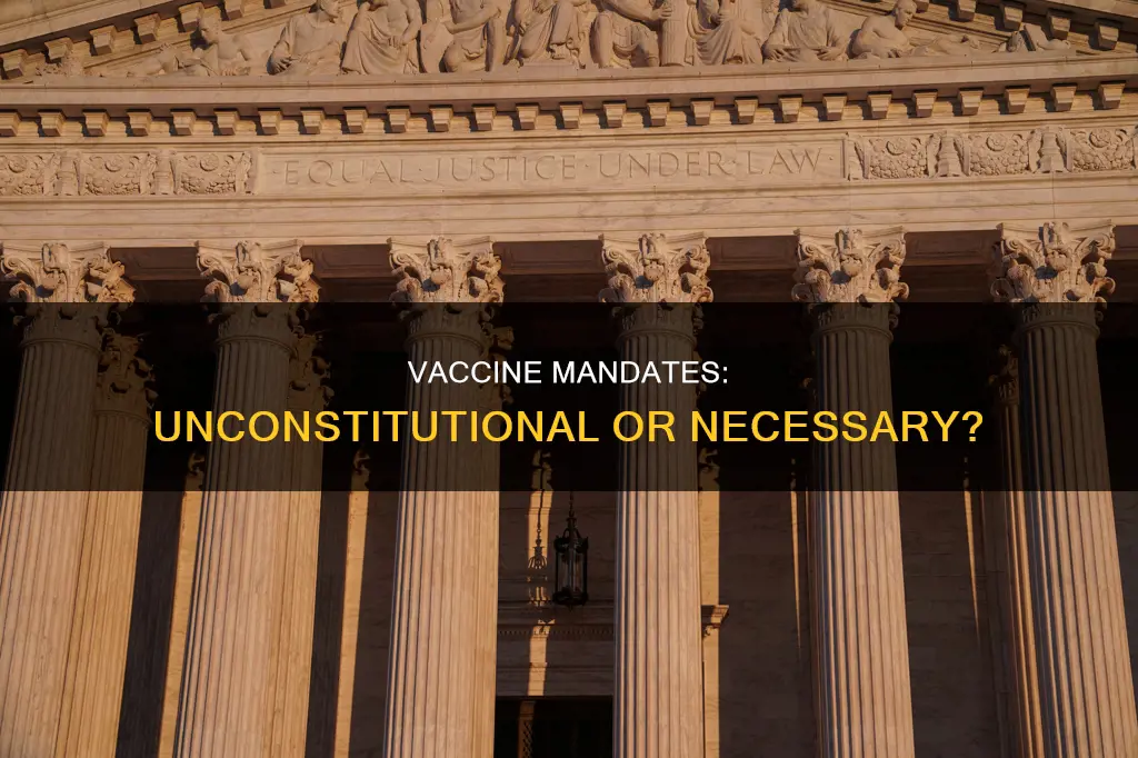 is it against the constitution to force a vaccine