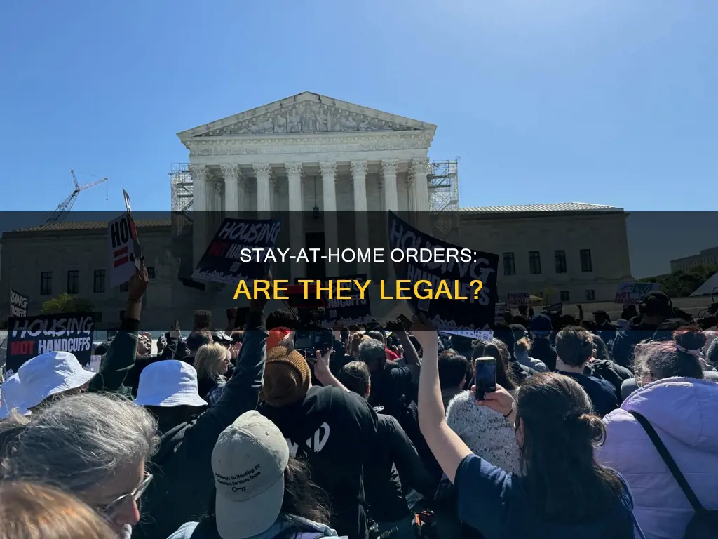 is it constitutional for a stay at home order