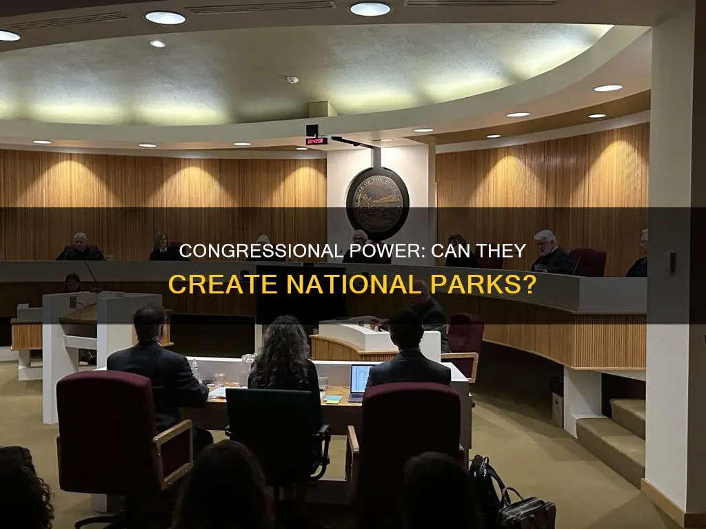 is it constitutional for congress to establish national parks