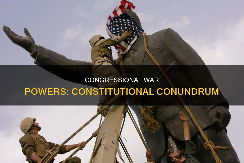 is it constitutional to ask congress to start a war