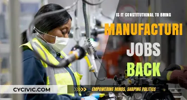Manufacturing Jobs: Constitutional Comeback?