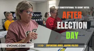 The Legality of Counting Votes Post-Election Day