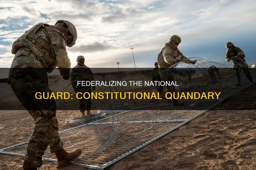 is it constitutional to federalize the national guard