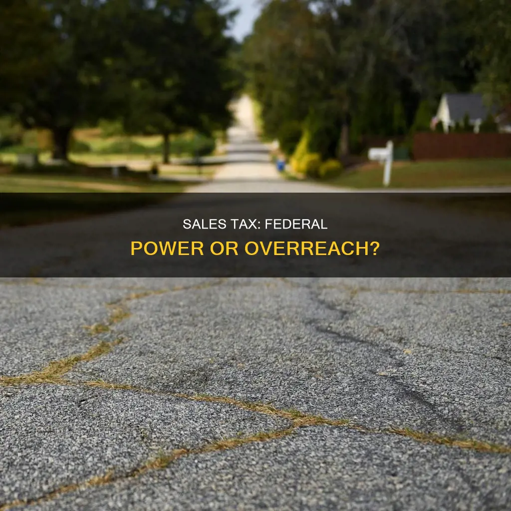 is it constitutional to have a federal sales tax