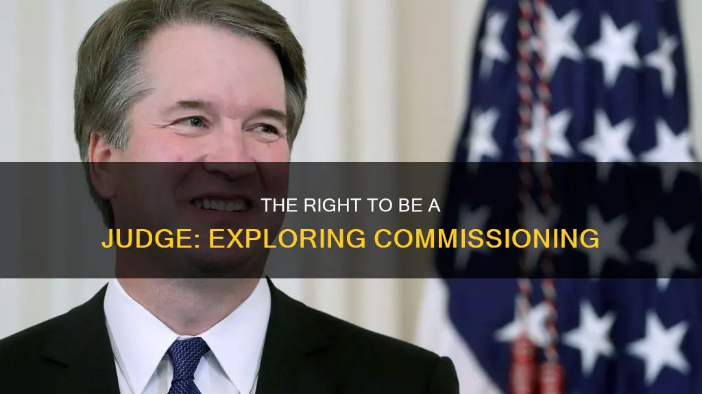 is it constitutional to not be commissioned as a justice