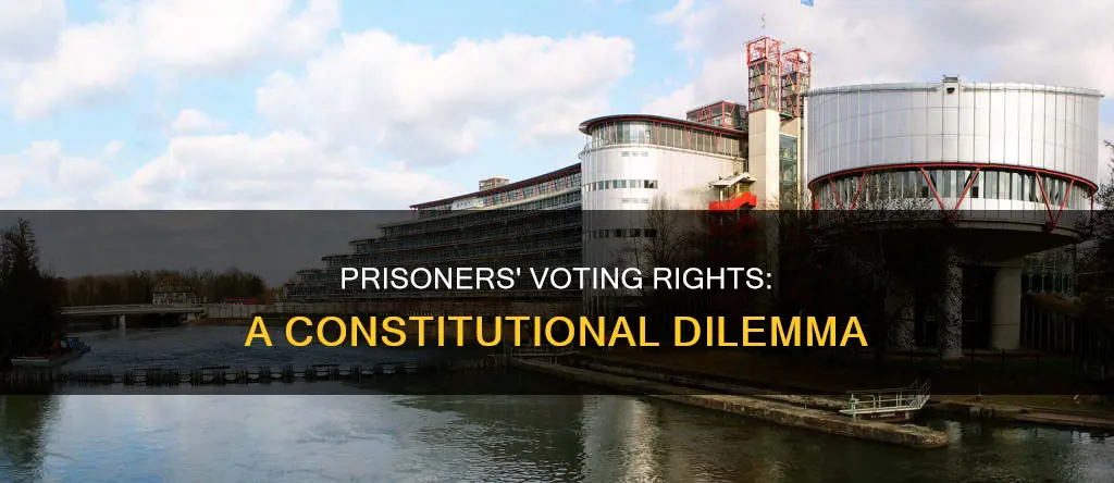 is it constitutional to prevent prisoners from voting