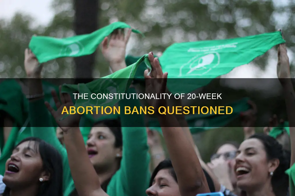 is it constitutional to to ban abortion after 20 weeks