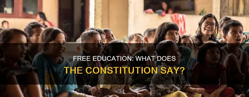 is it in the constitution to have a free education