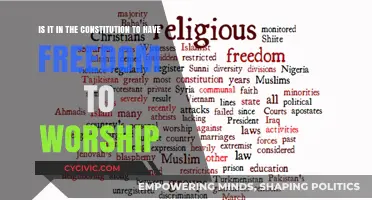 The Freedom to Worship: What Does the Constitution Say?