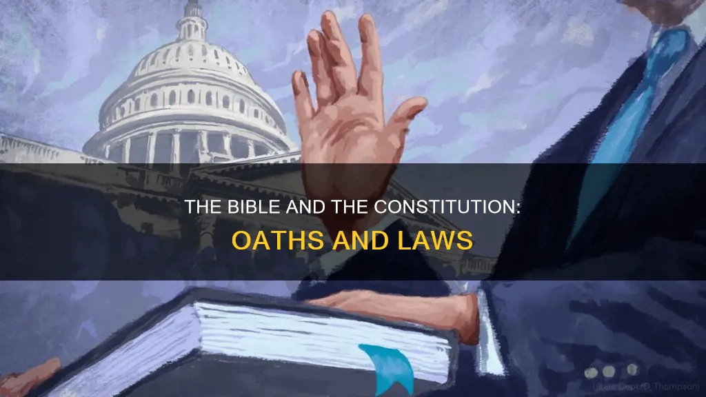 is it in the constitution to swear on a bible