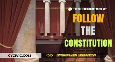 Congress' Constitutional Compliance: Legal or Not?