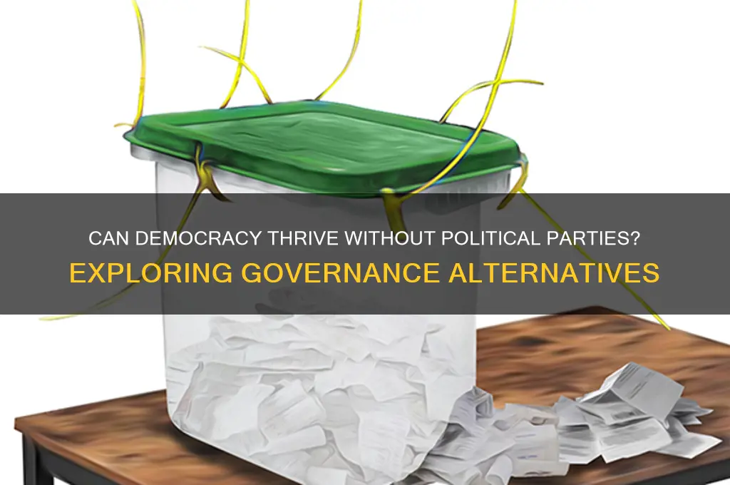 is it possible to govern a democracy without political parties