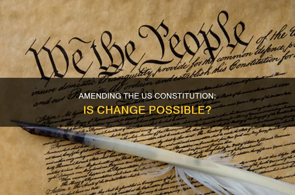 is it possible to modify the us constitution